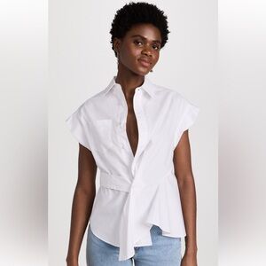 Aknvas white shirt